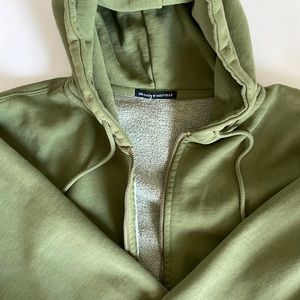 Matcha green brandy Melville regular fit hoodie